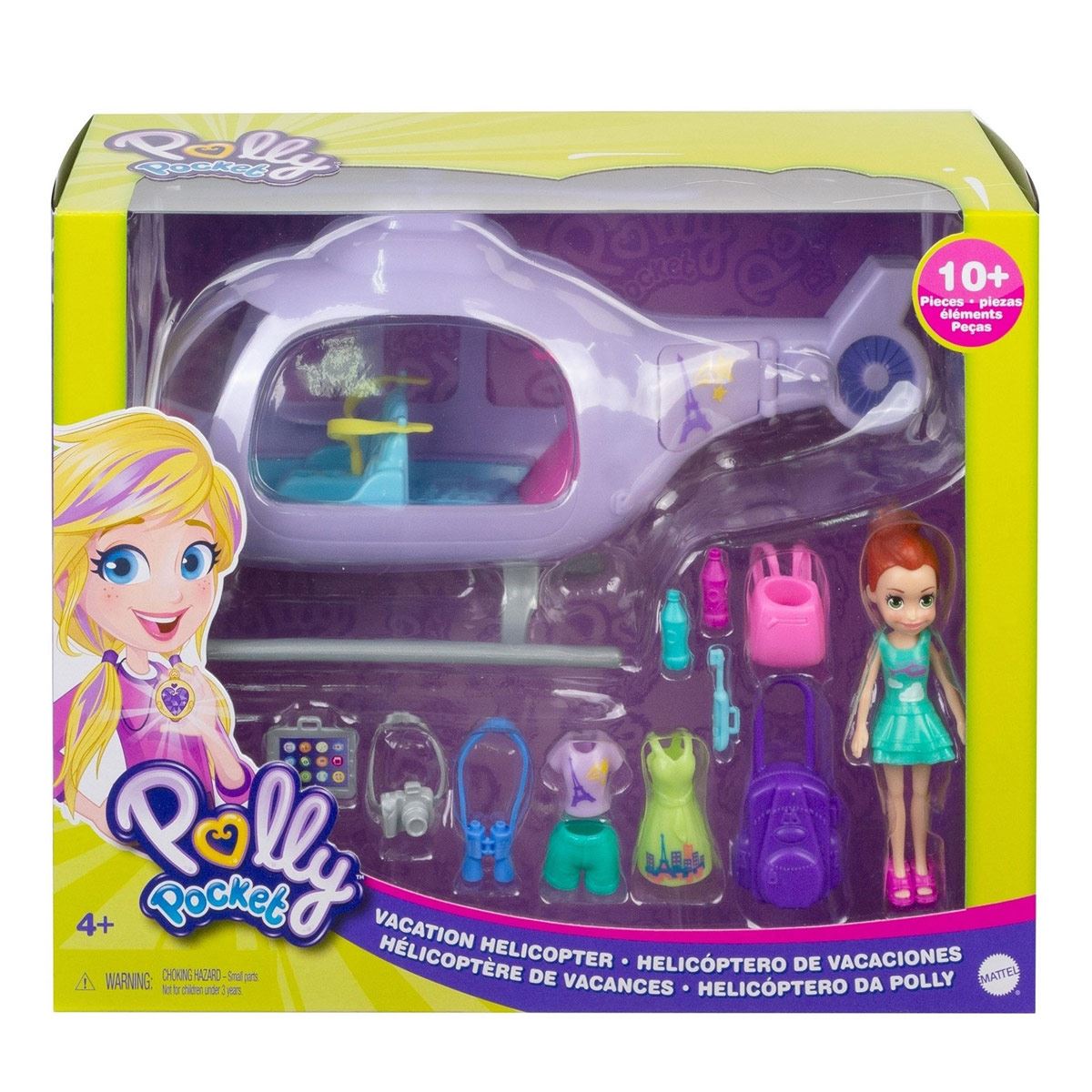 Polly Pocket Helicóptero De Vacaciones