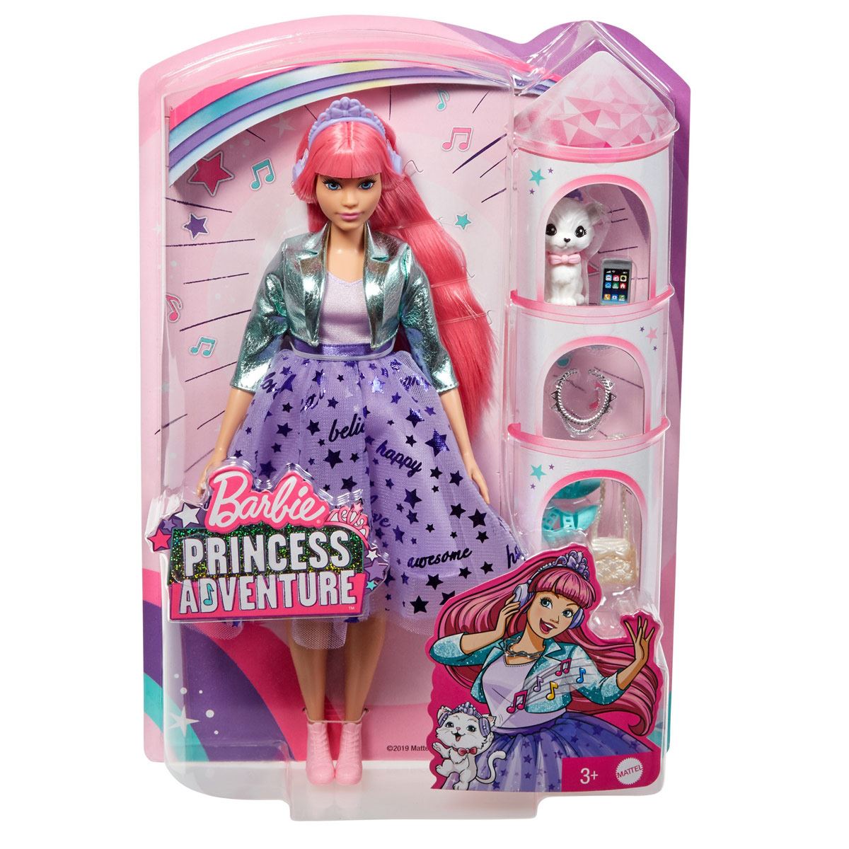 Barbie Dreamhouse Adventures Daisy Princesa Moderna Muñeca para niñas de 3 años en adelante