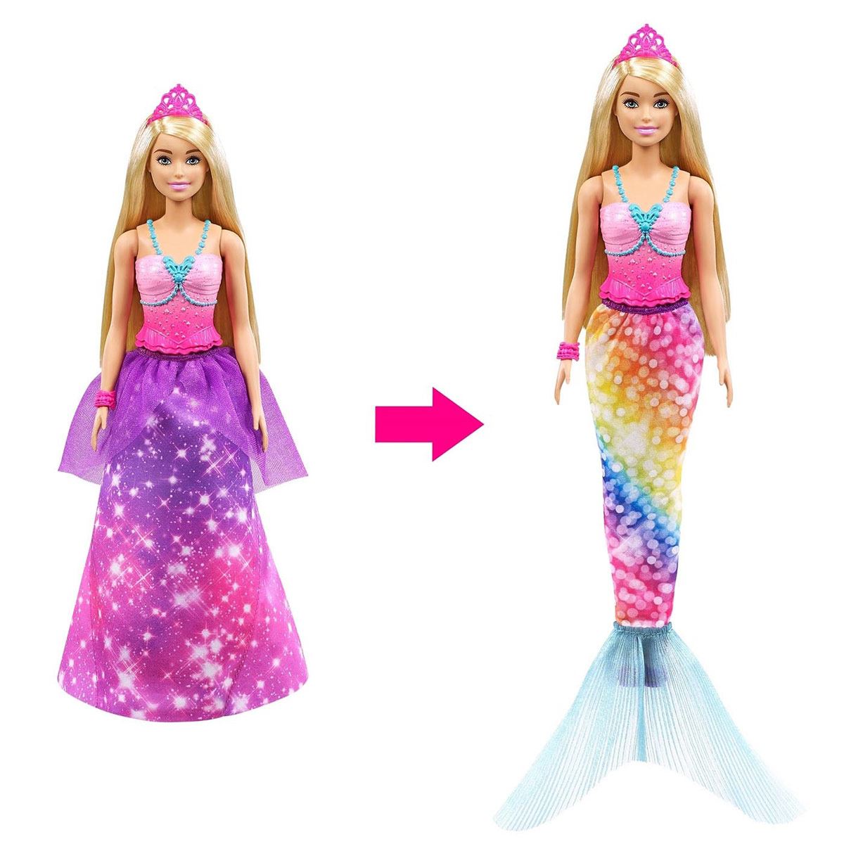 Barbie Dreamtopia Princesa 2 en 1
