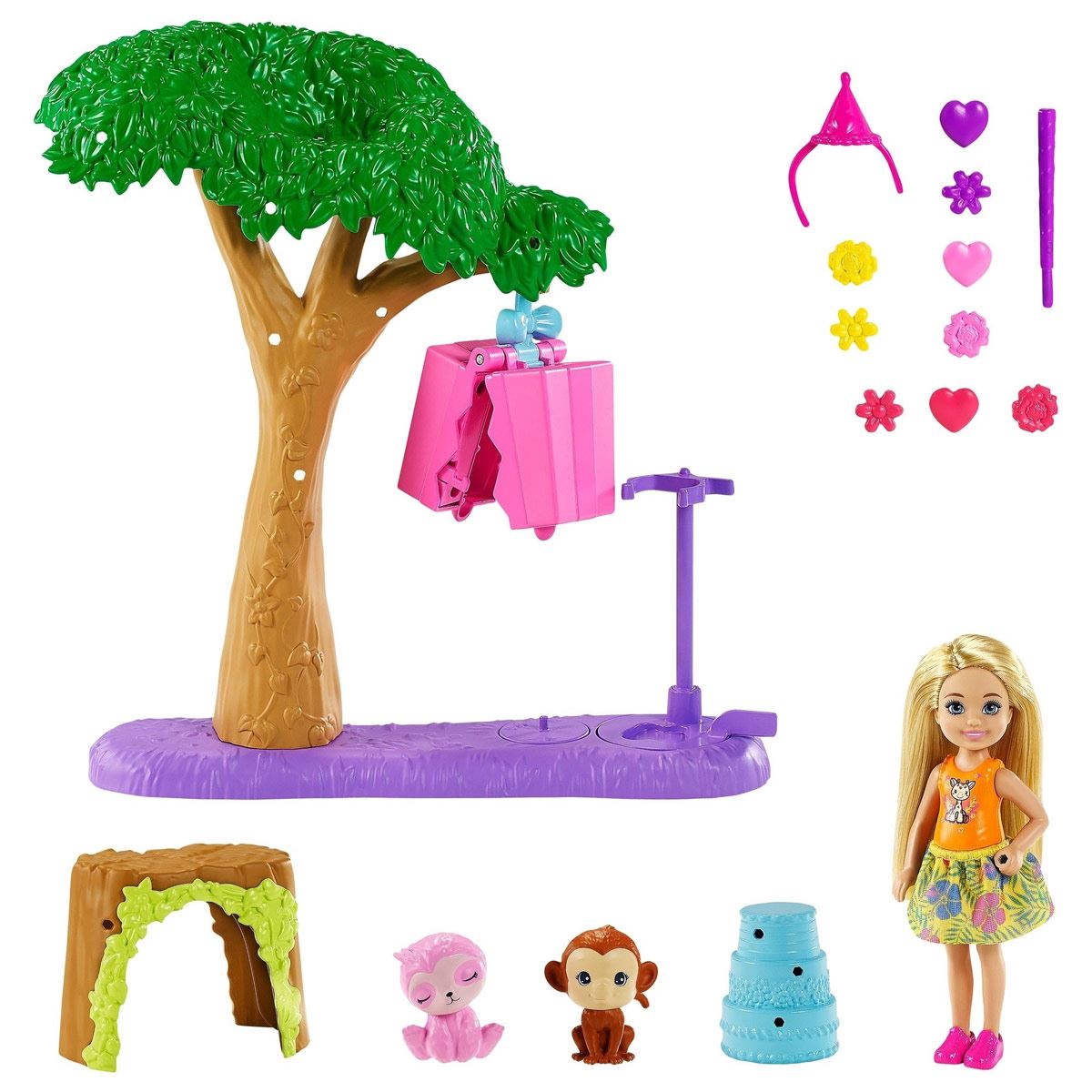 Barbie Dreamhouse Adventures Chelsea Fiesta en La Selva
