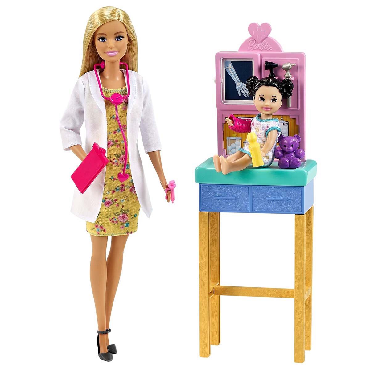 Barbie Careers Pediatra Rubia con bebé