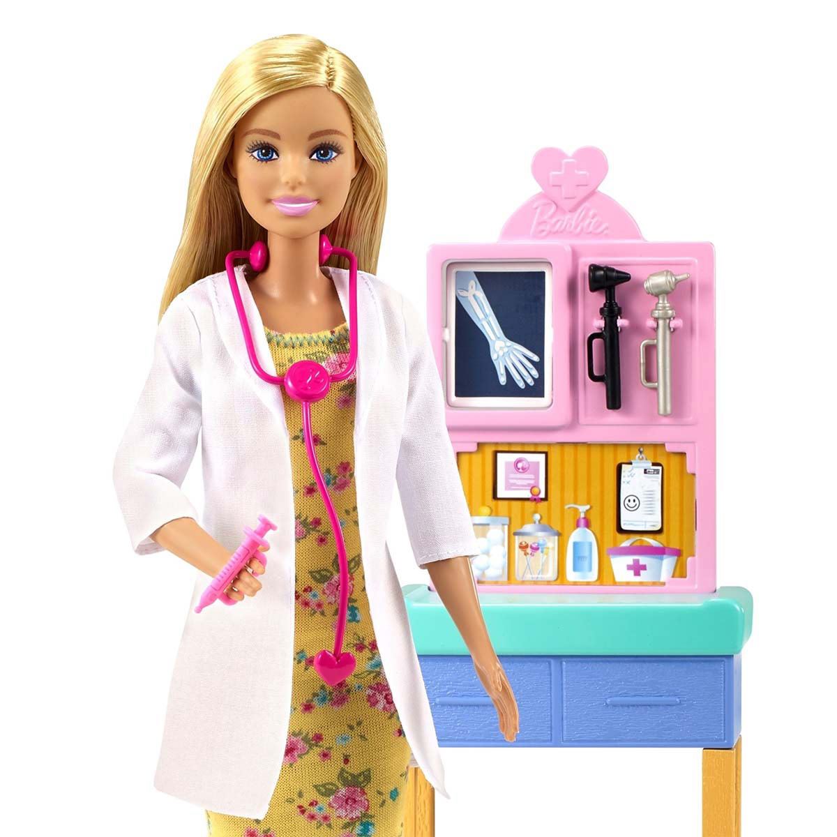 Barbie Careers Pediatra Rubia con bebé