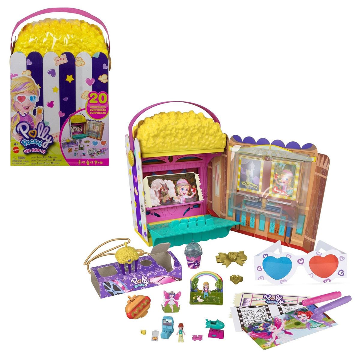 Polly Pocket Caja de Palomitas Sorpresa