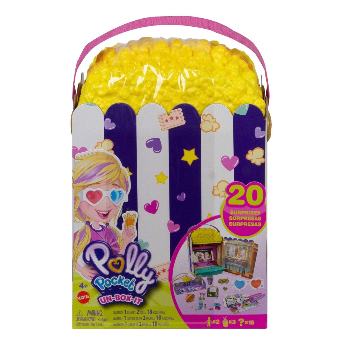 Polly Pocket Caja de Palomitas Sorpresa