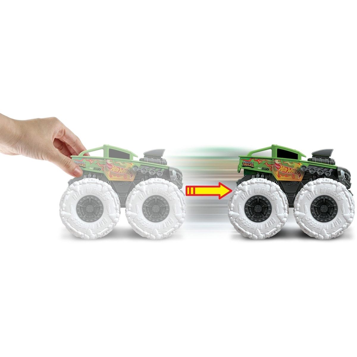 Hot Wheels Monster Trucks, 1:43 Llantas Todo Terreno