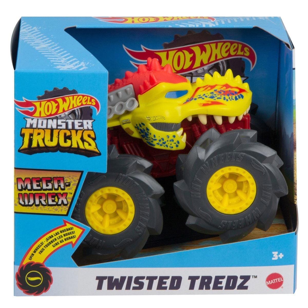 Hot Wheels Monster Trucks, 1:43 Llantas Todo Terreno