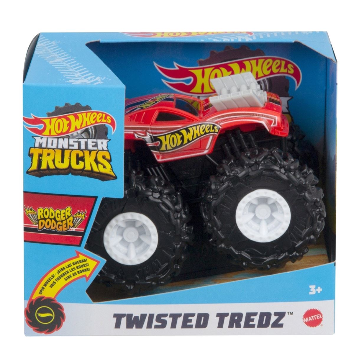 Hot Wheels Monster Trucks, 1:43 Llantas Todo Terreno