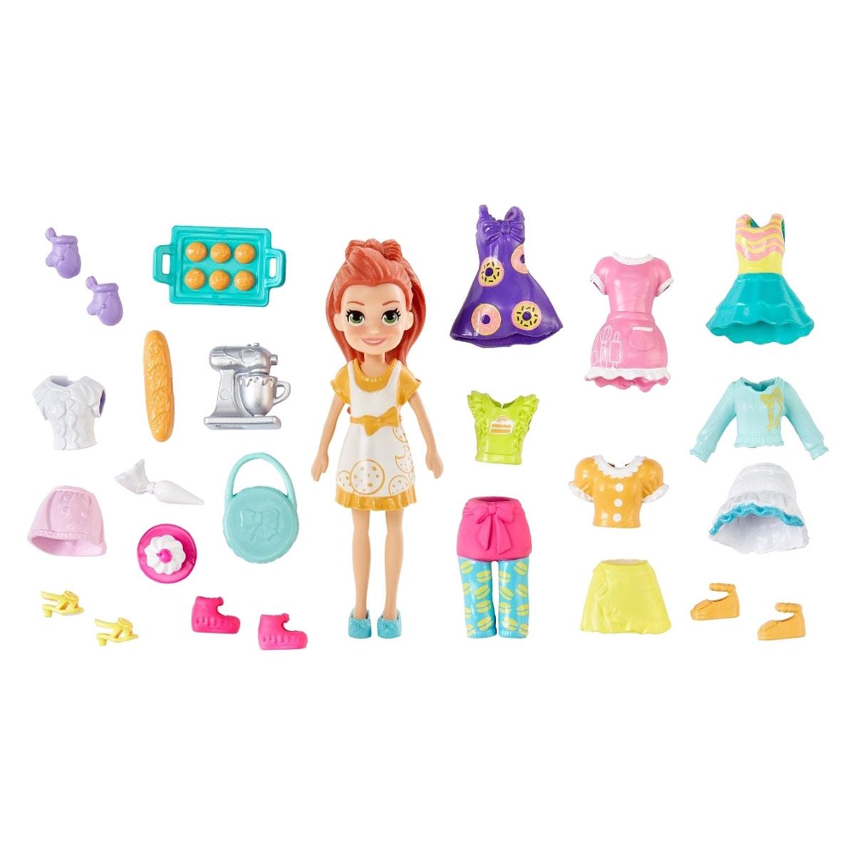 Mattel Polly Pocket, Paquete de Modas Sorpresa, Muñeca
