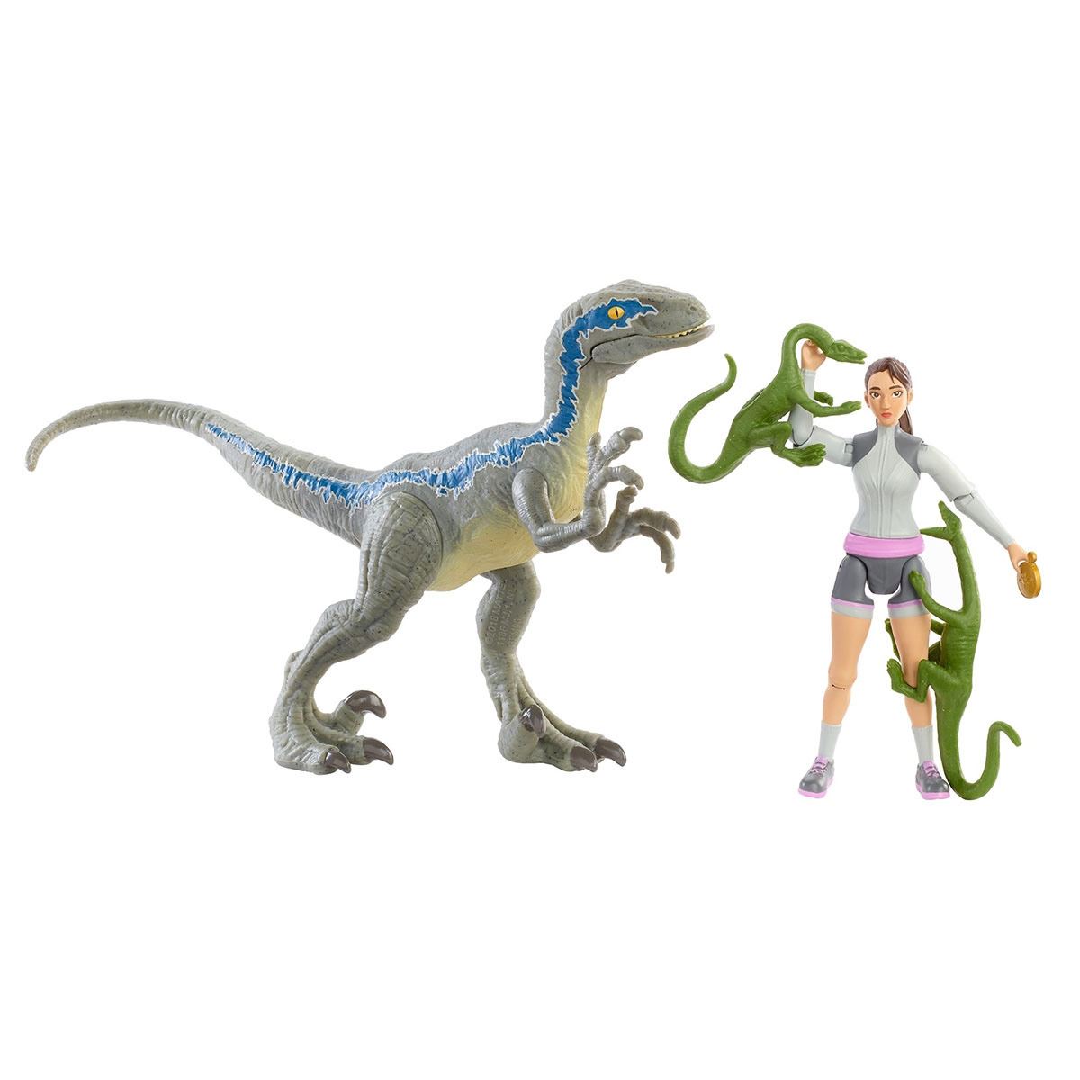 Jurassic World, Pack Personaje Y Dinosaurio