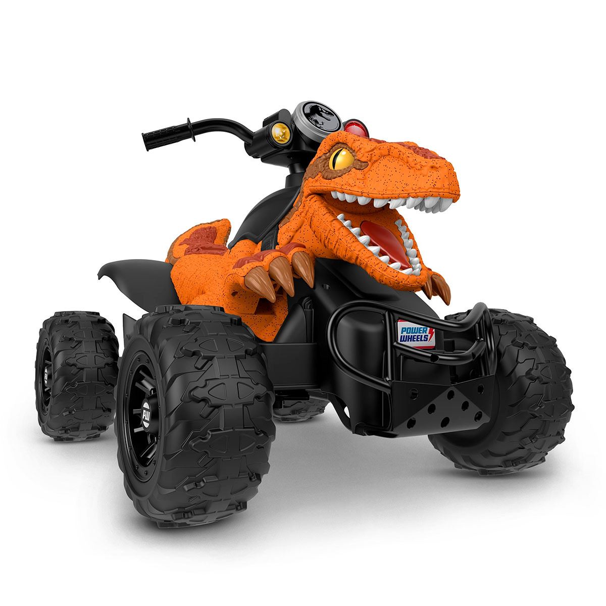 Fisher-Price Power Wheels, Jurassic World Dino Racer Refresh, Vehículo Montable para niños a partir de 36 meses