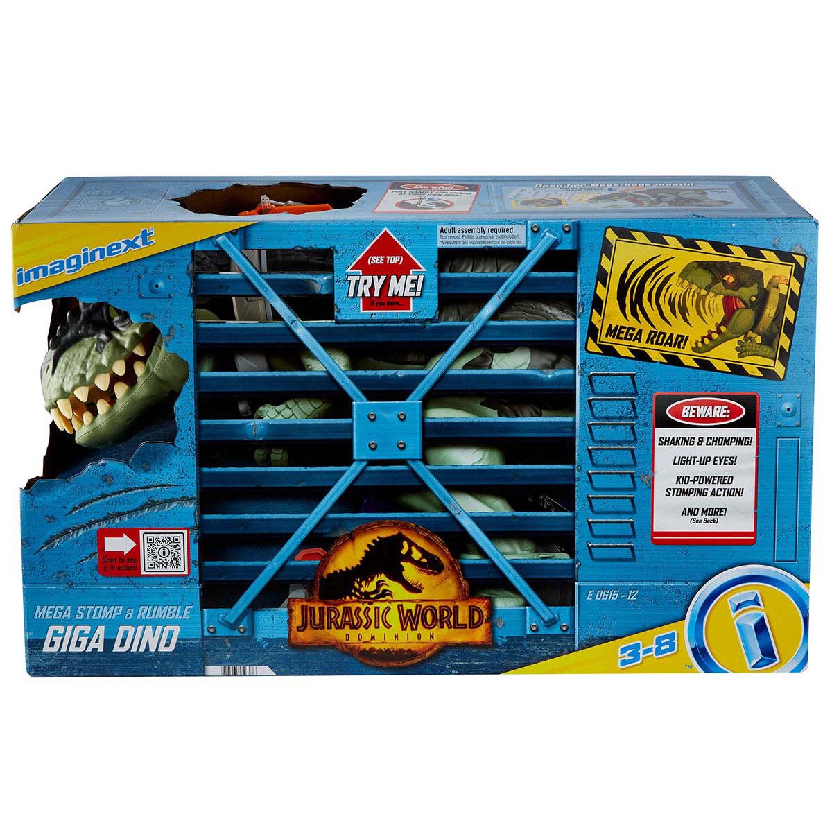 Imaginext Jurassic World Dinosaurio Mega Rugido Salvaje