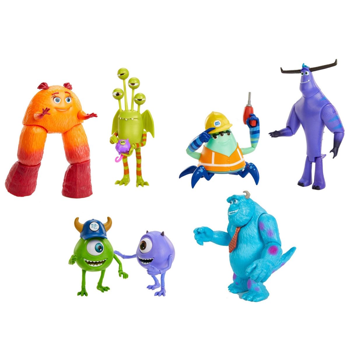 Disney Pixar Monsters at Work, Figuras Básicas 7" sorpresa