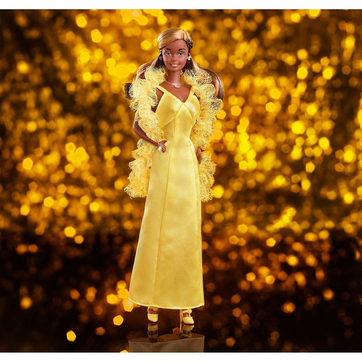 Barbie Collector, Barbie Superestrella Christie Repro, Muñecas para niñas de 6 años en adelante