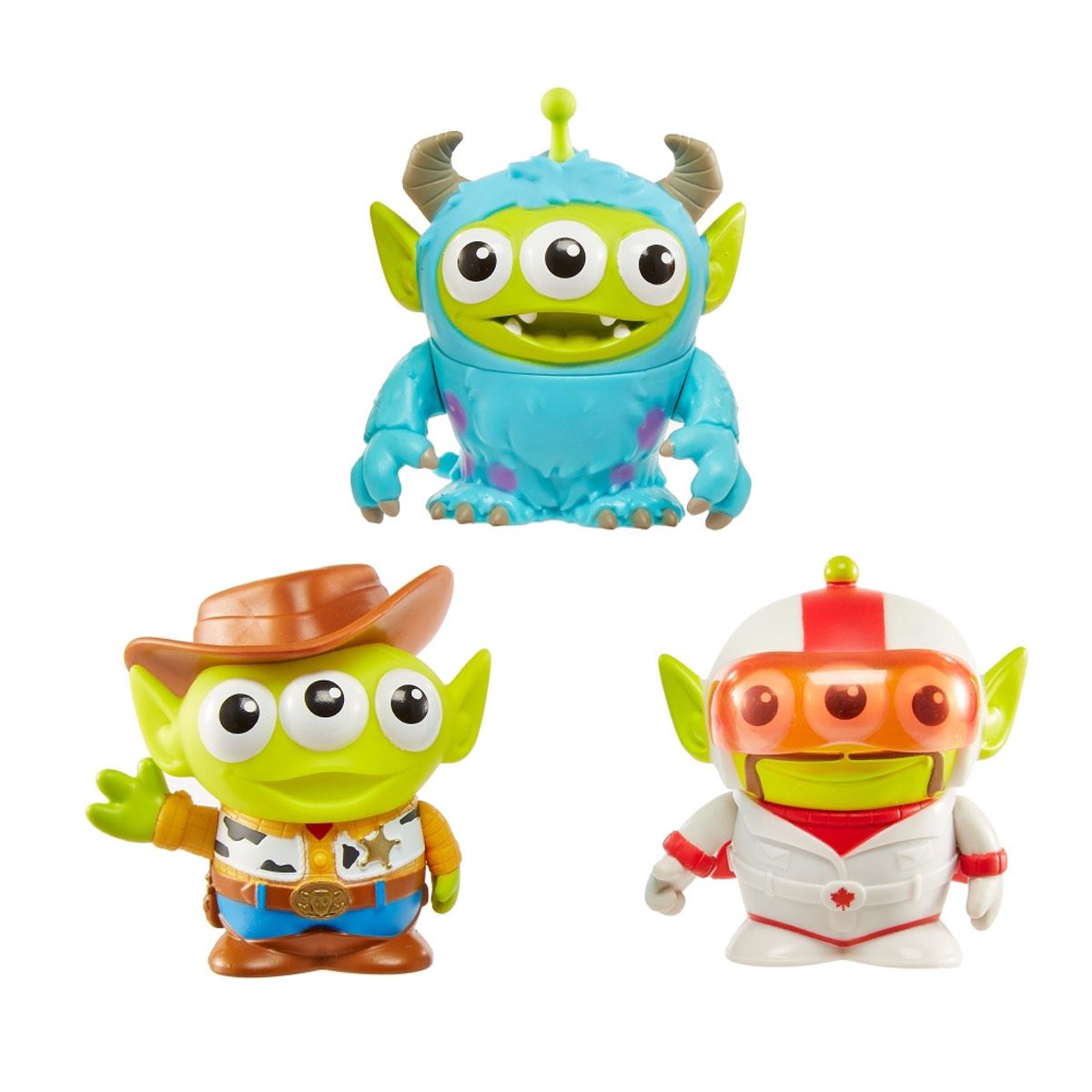 Disney Pixar Alien Remix, Paquete Woody, Sulley Y Duke Caboom