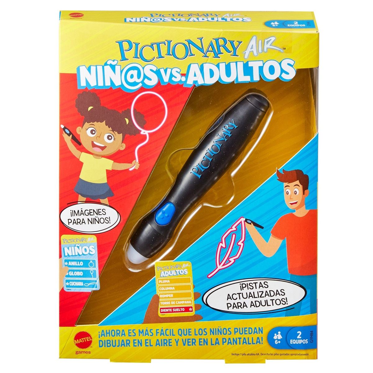 Pictionary Air Niñ@s vs Adultos