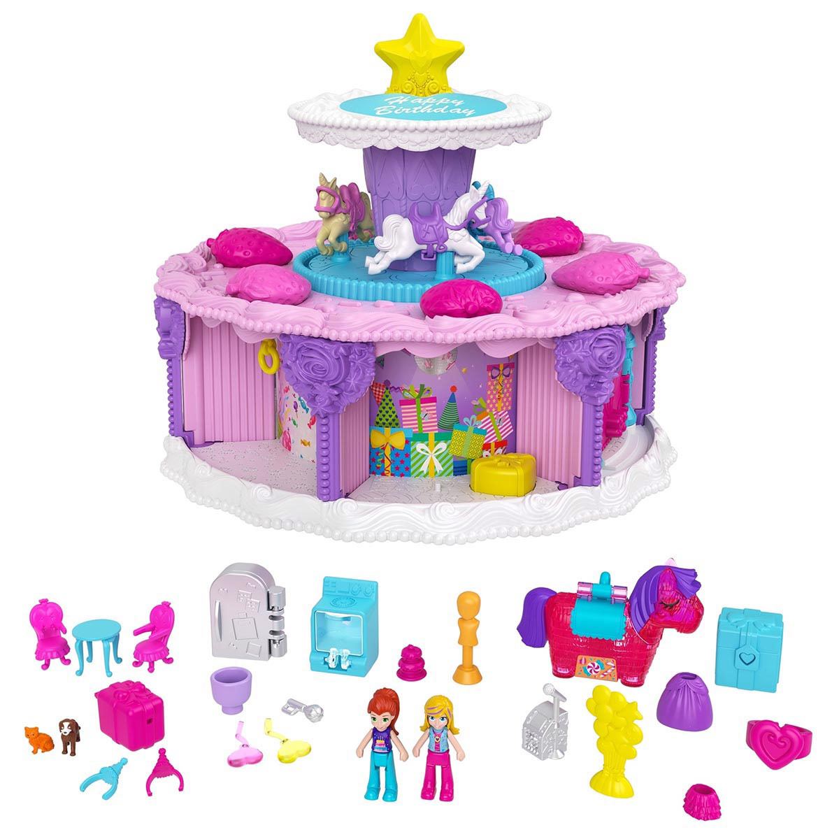 Polly Pocket, Pastel De Cumpleaños Sorpresa