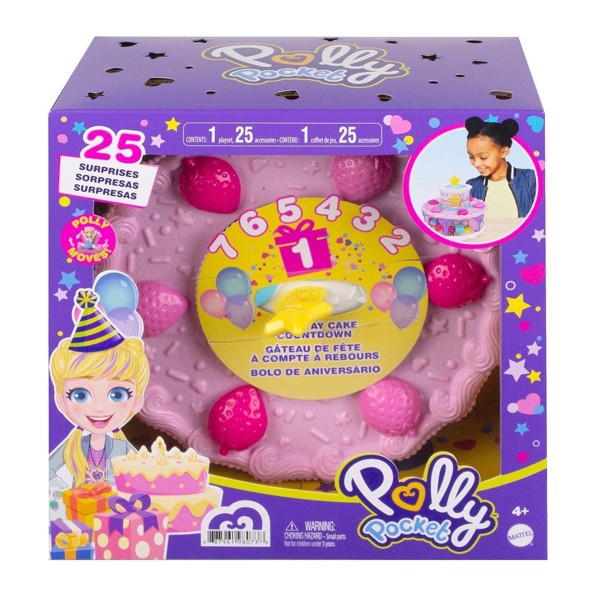 Polly Pocket, Pastel De Cumpleaños Sorpresa