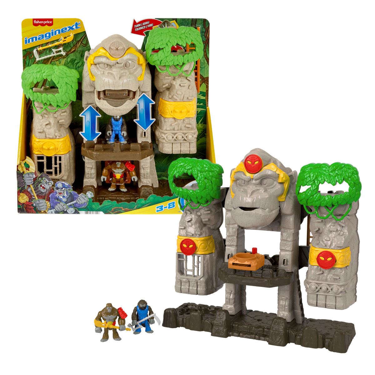Mundo Aventura Imaginext Set de Juego Fortaleza Gorila