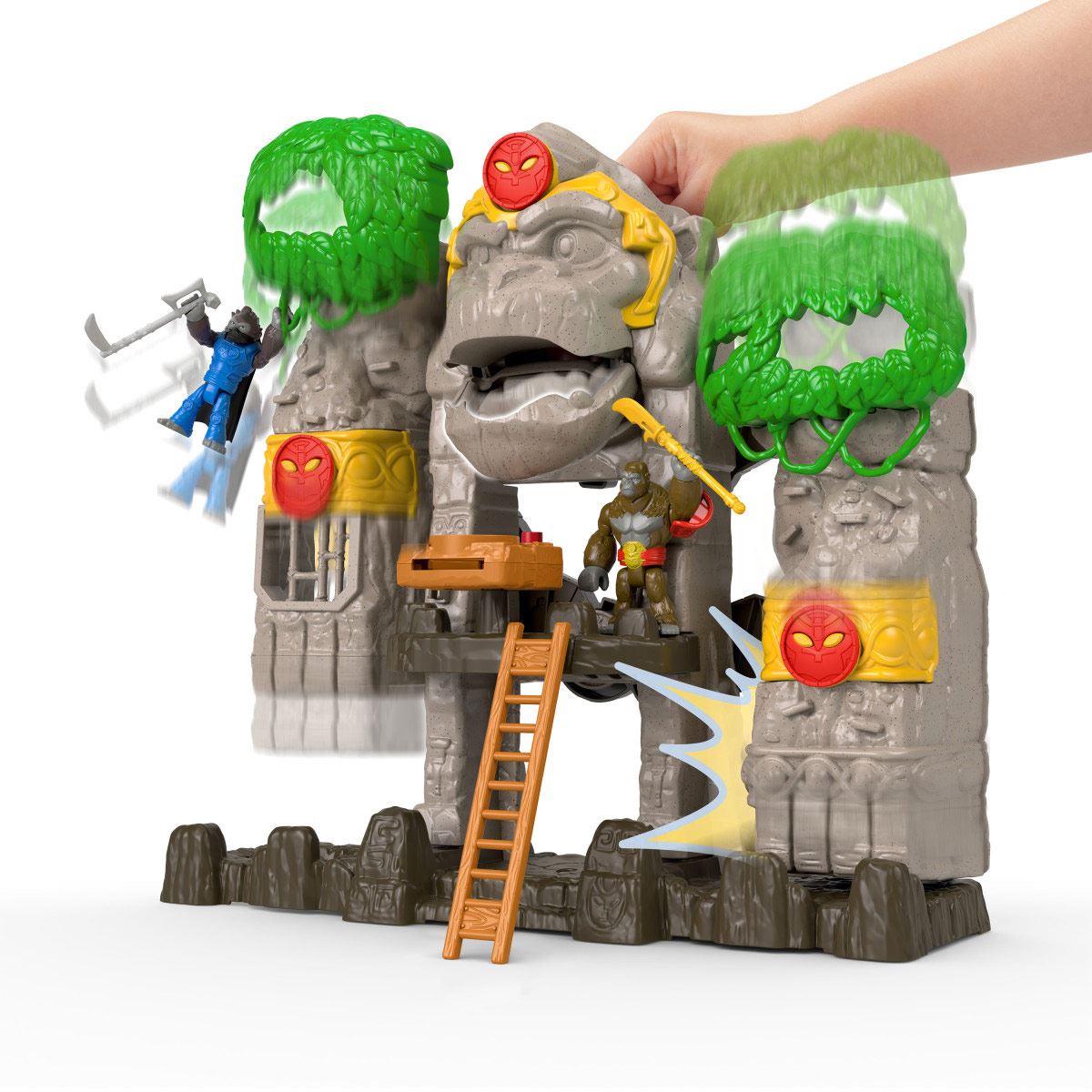 Mundo Aventura Imaginext Set de Juego Fortaleza Gorila