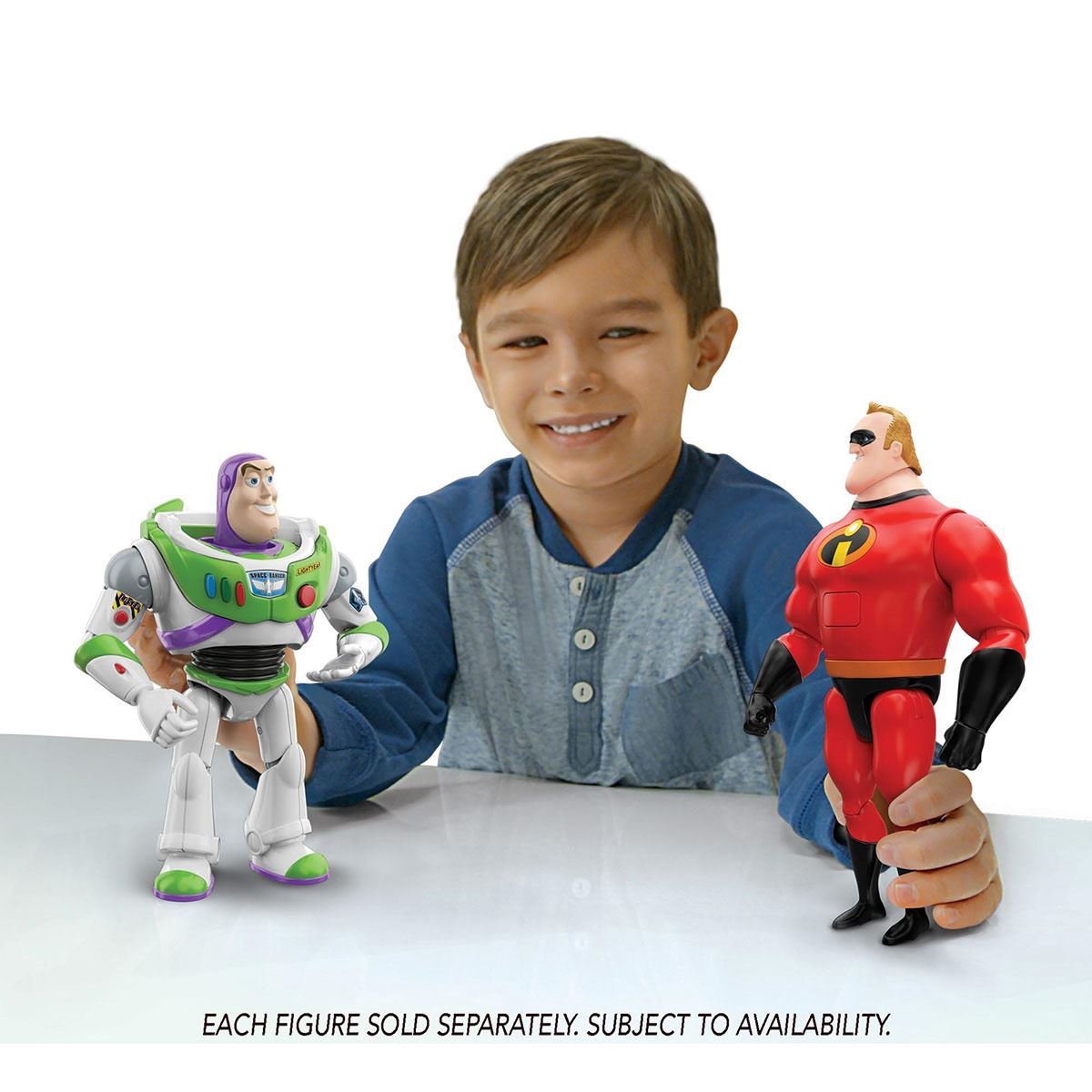 Disney Pixar Los Increíbles, Figura Interactiva Mr. Increíble, Juguete