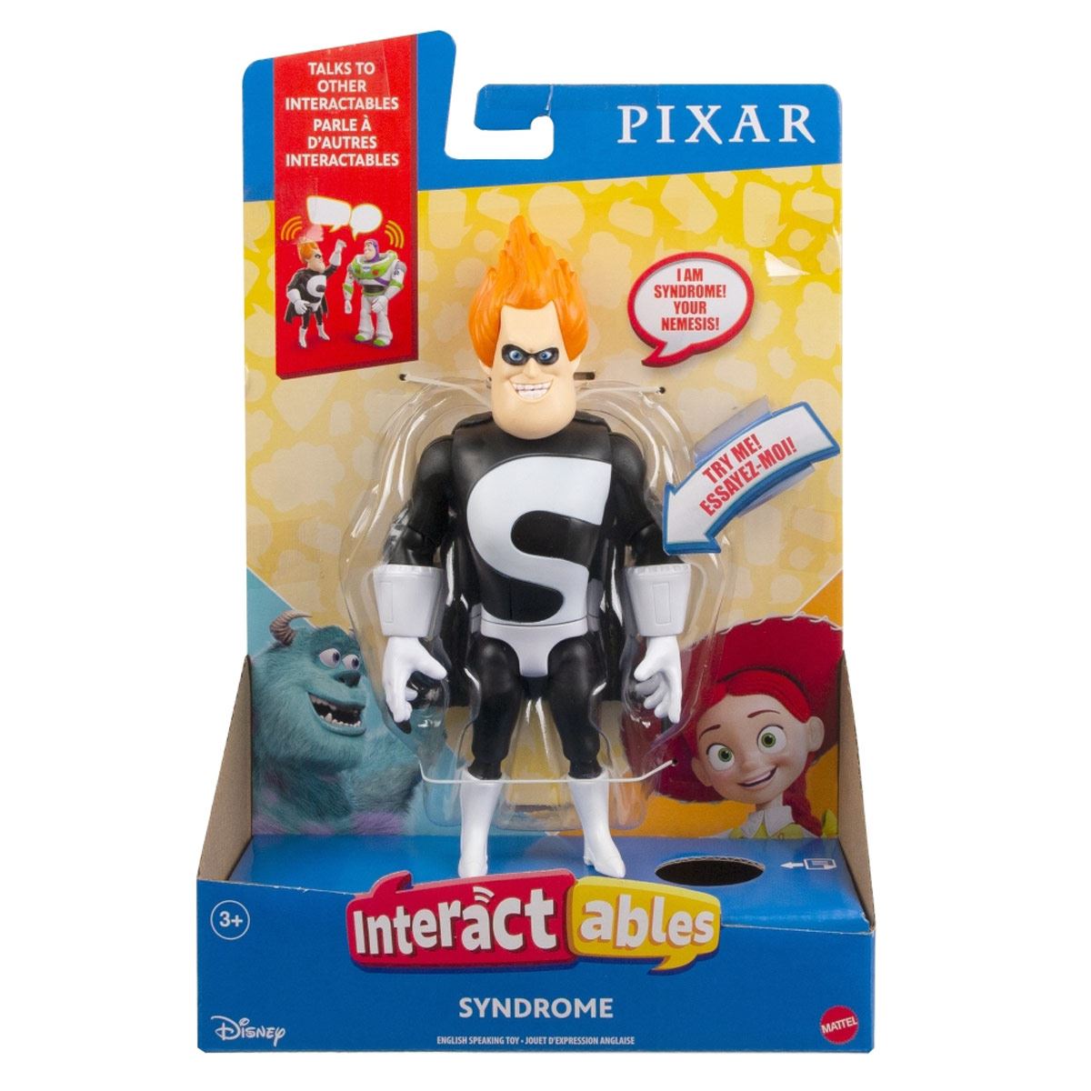 Disney Pixar Los Increíbles, Figura Interactiva Síndrome, Juguete