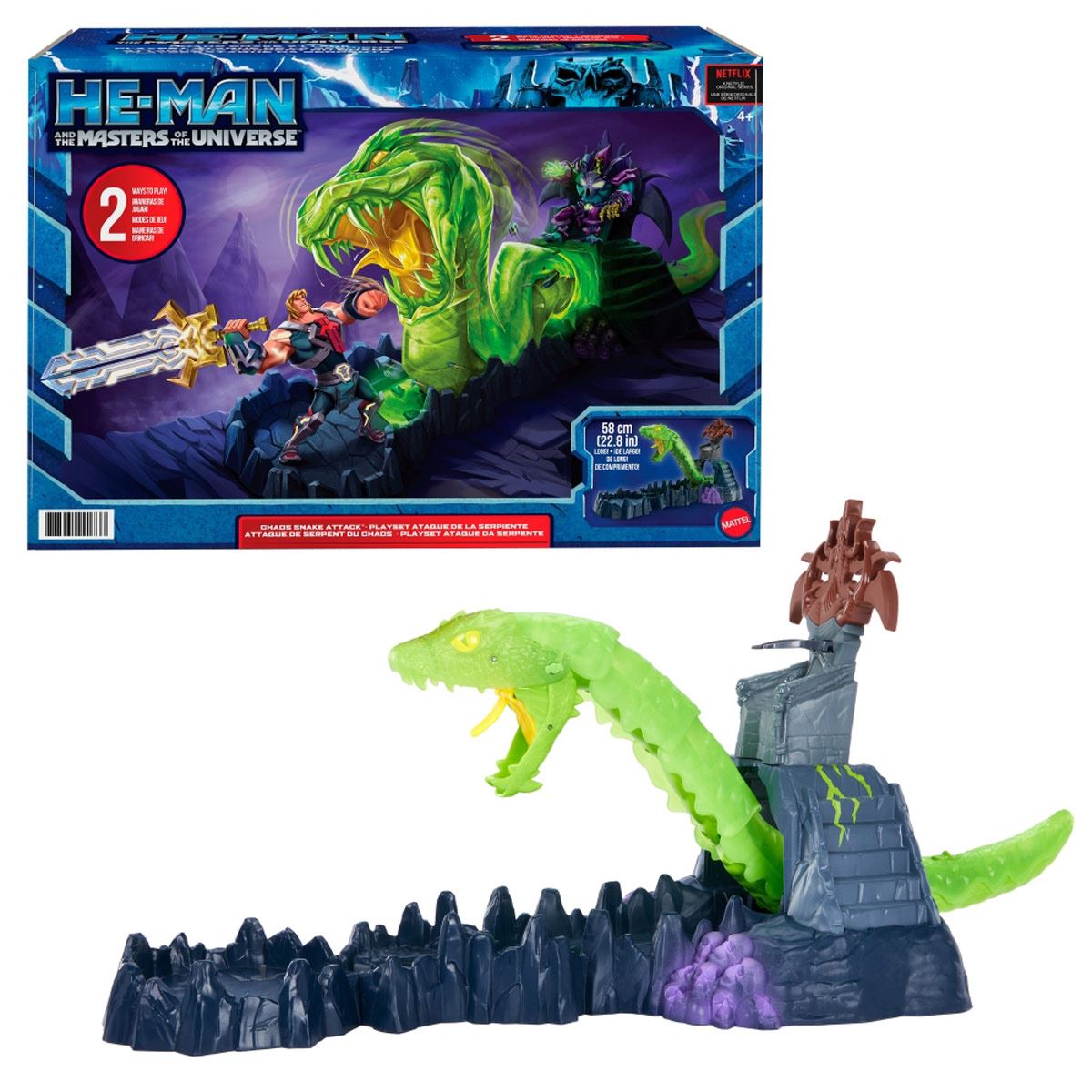 Masters of the Universe Animated, Playset Ataque de la Serpiente, Juguetes