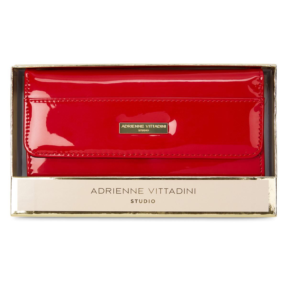 Cartera de broche Adrienne Vittadini rojo Para Dama