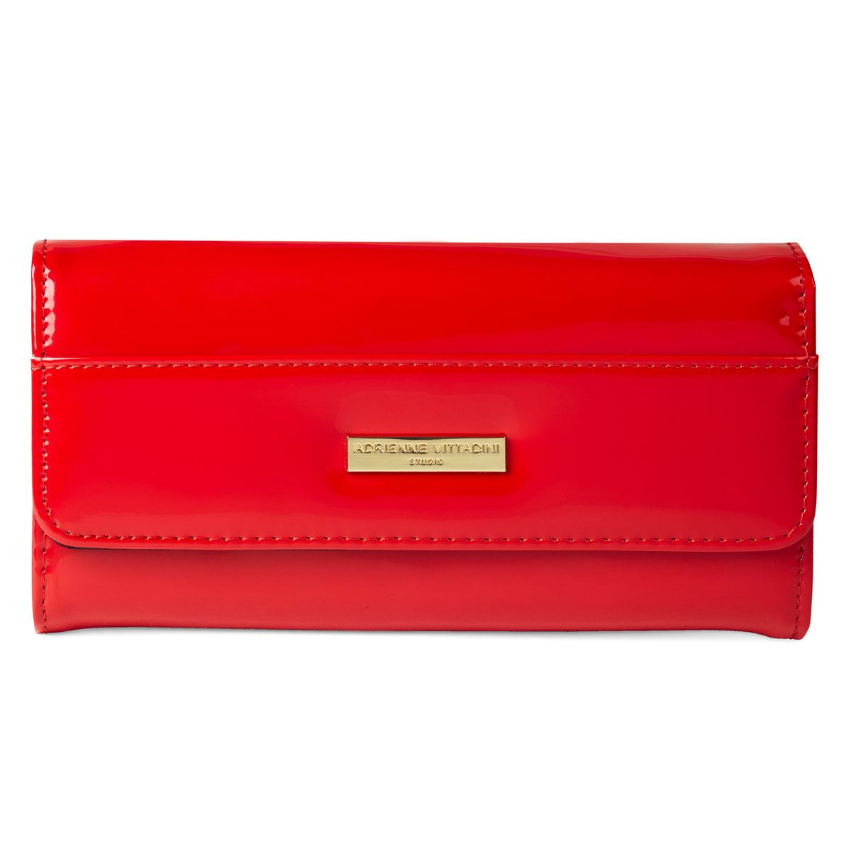 Cartera de broche Adrienne Vittadini rojo Para Dama