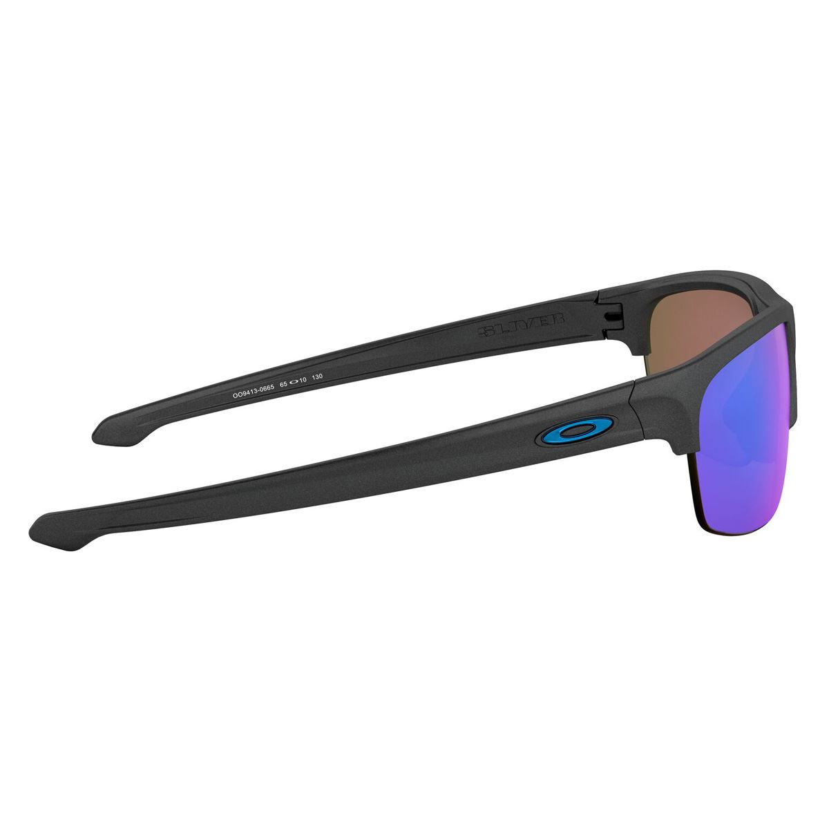 Lente Solar Oakley Sliver Edge Prizm Polarizado Azul Gris