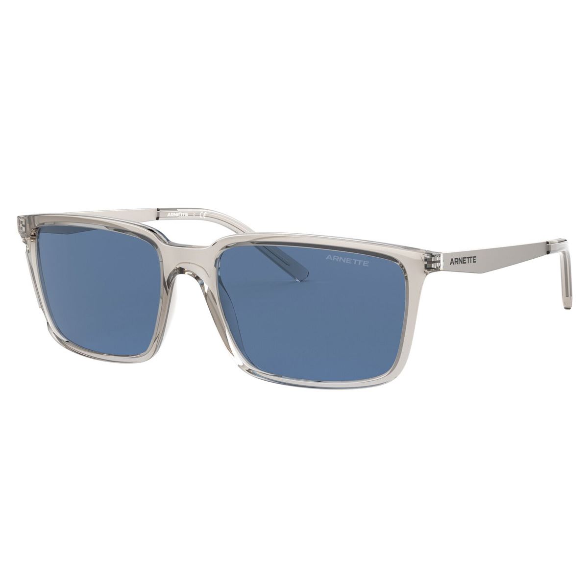Lente Solar Arnette Calipso Azul Nylon Grafito Transparente