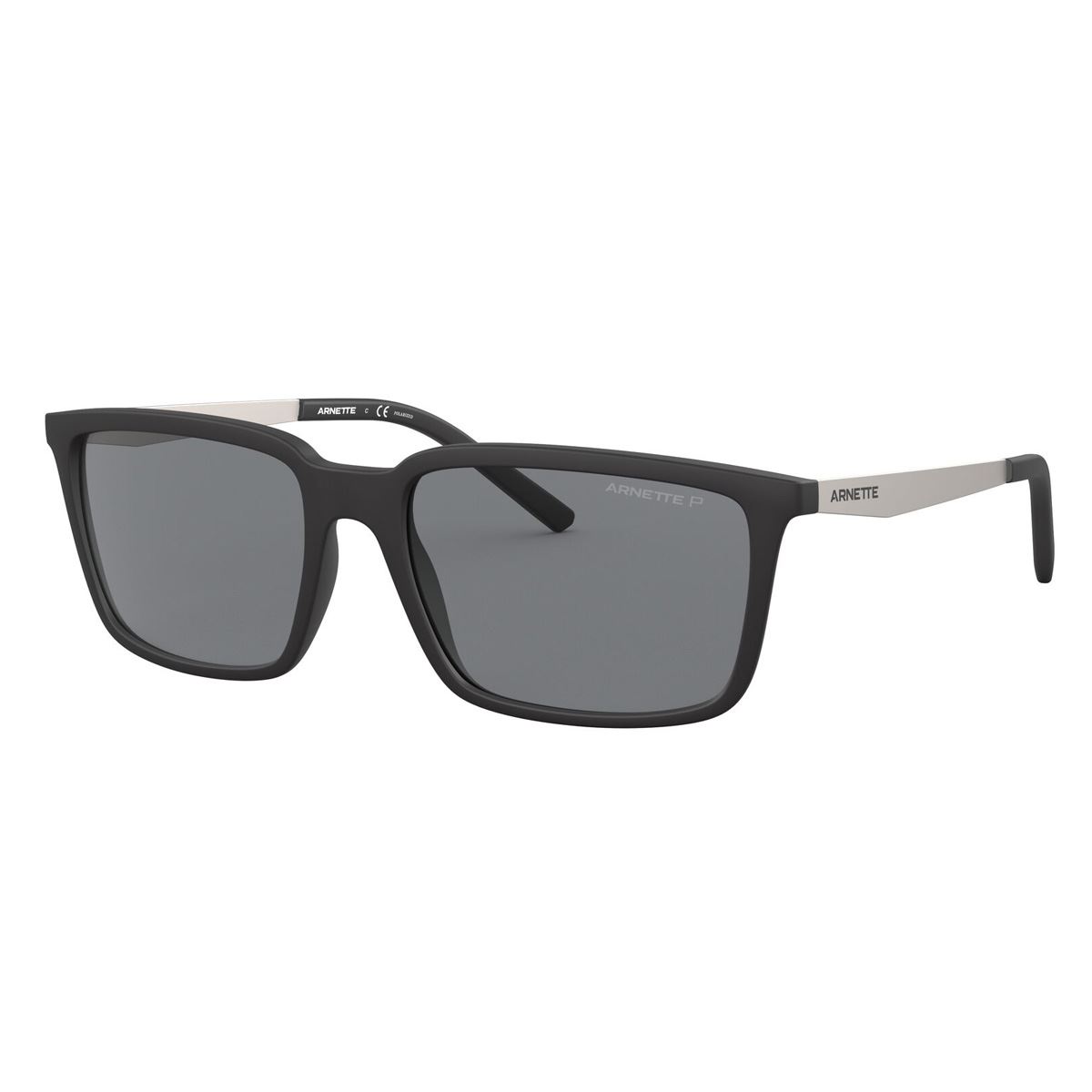 Lente Solar Arnette Calipso Gris Nylon Grafito Negro