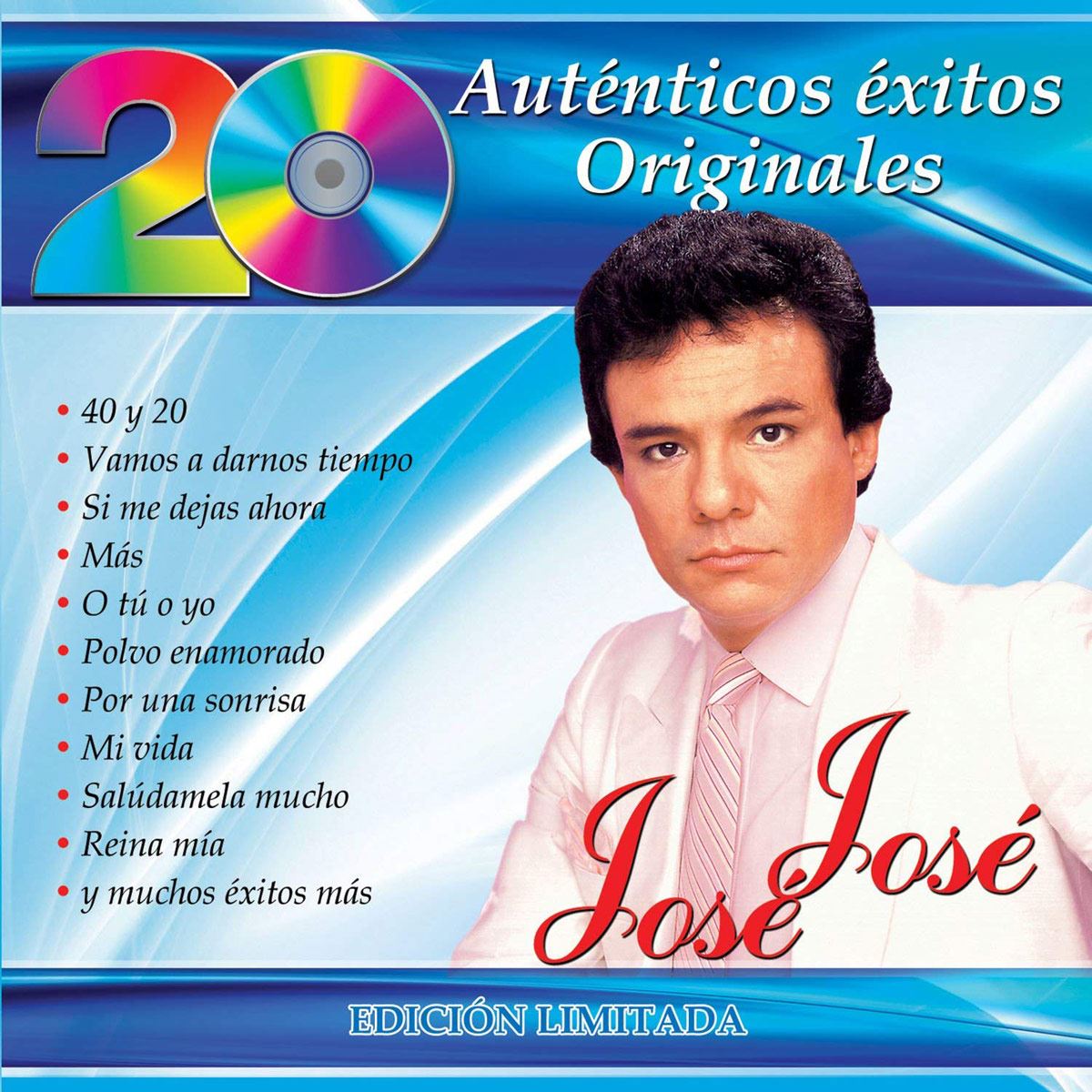 CD José José20 Auténticos Éxitos Originales