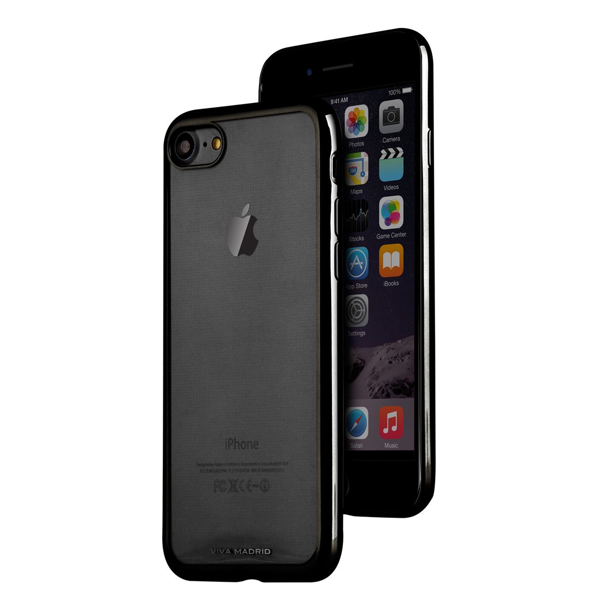 Funda Iphone 7 Plus Jet Negro Metálico