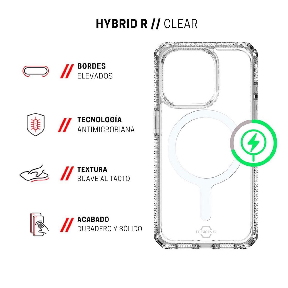 Funda iphone 15 Pro Max transparente con Magsafe