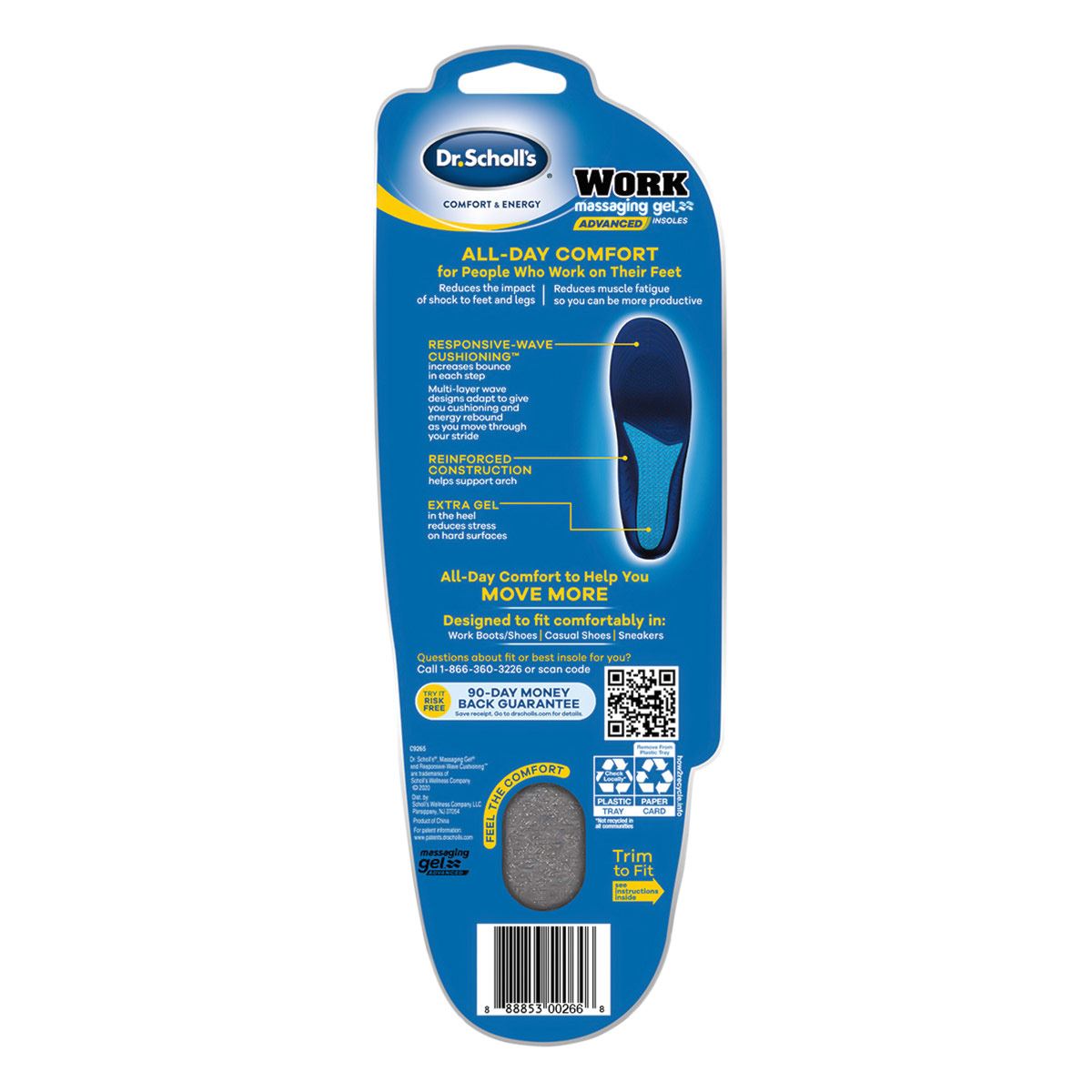 Plantilla P/Trabajo De Gel P/H Derecho