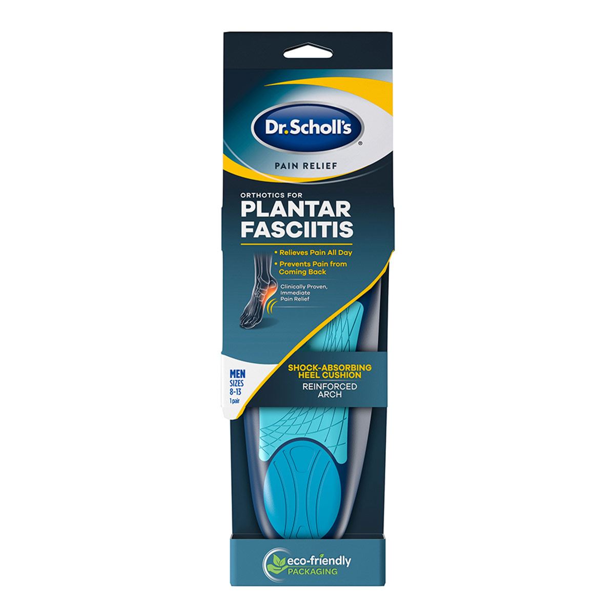 Plantilla para dolor fascitis Hombre Dr scholls