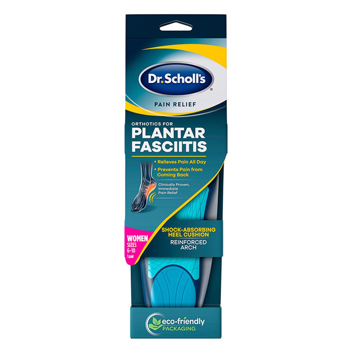 Plantilla para dolor fascitis Mujer Dr scholls