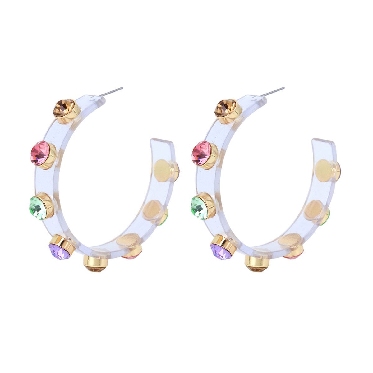 Aretes de Acero Dorado tipo  arracada STEVE MADDEN