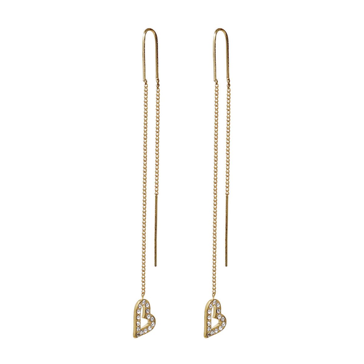 Aretes de Acero Dorado tipo  anzuelo STEVE MADDEN