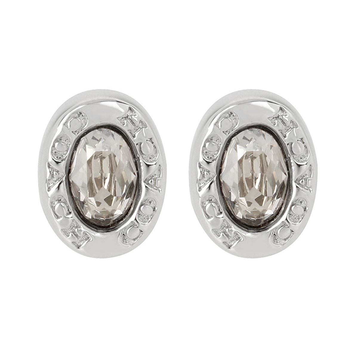 Aretes Coach Color Plateado