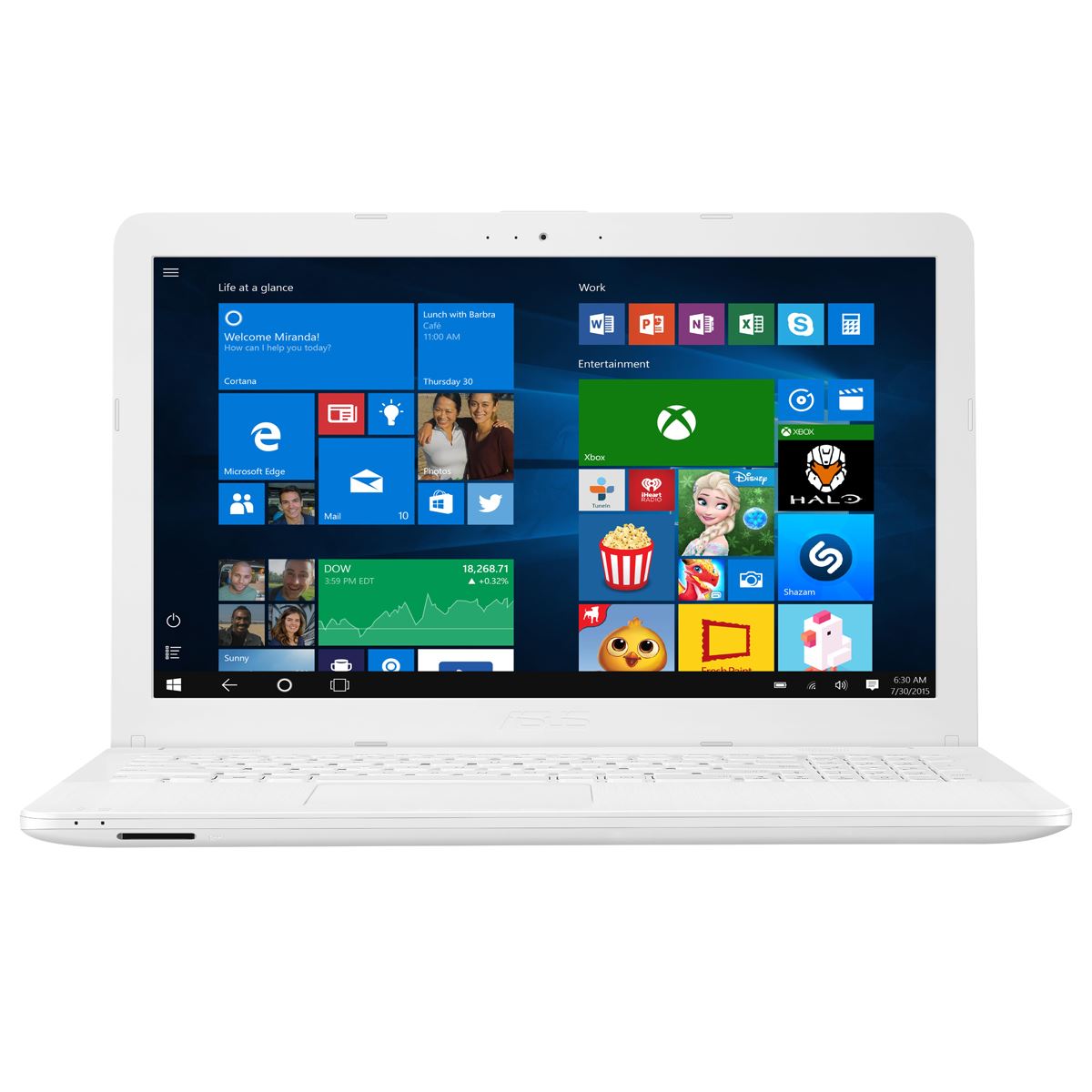 Laptop Asus VivoBook Max 15.6" Blanca