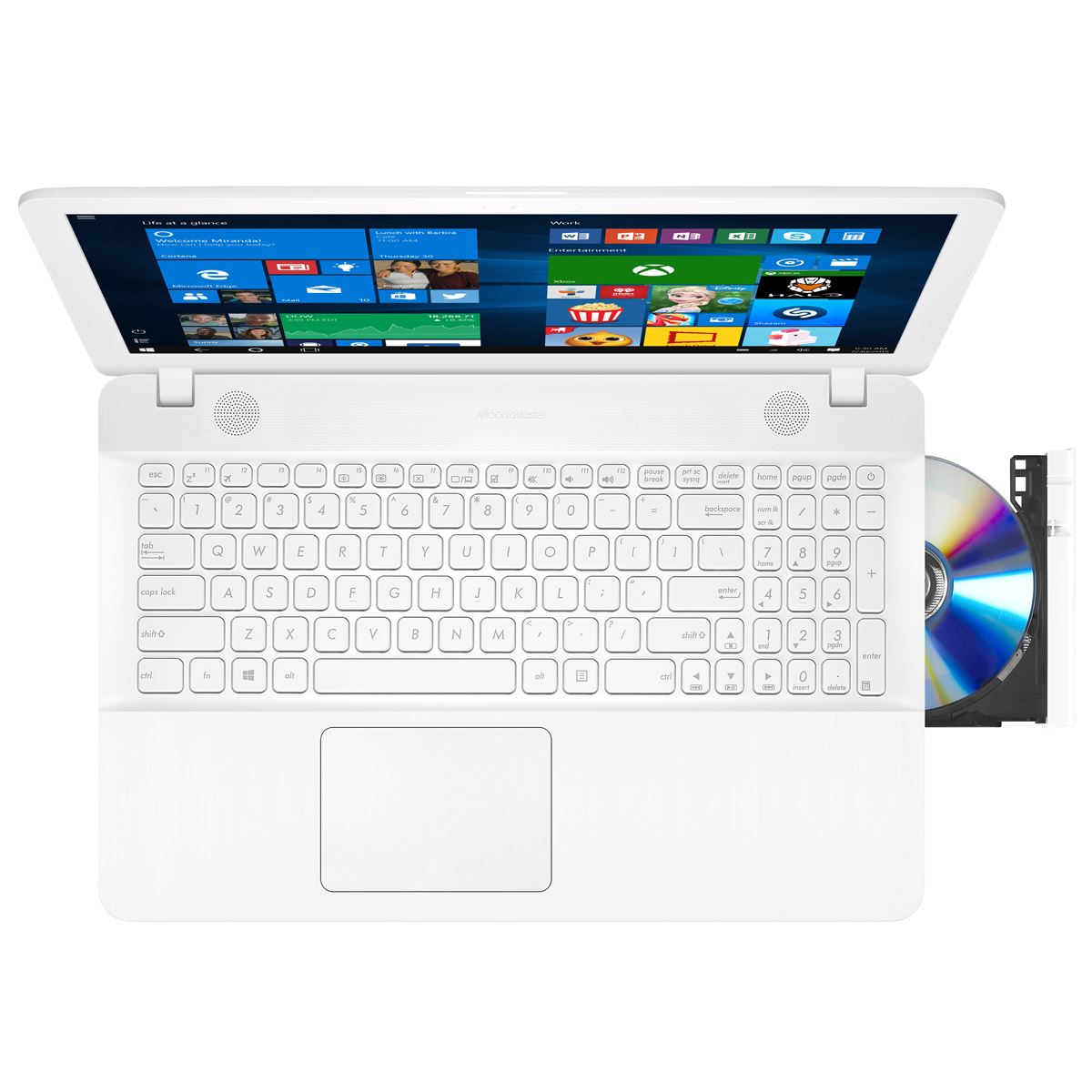 Laptop Asus VivoBook Max 15.6" Blanca