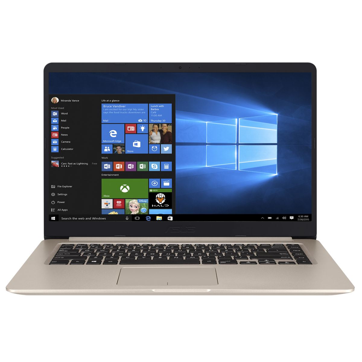 Laptop Asus S510Ur 15.6 Dorada