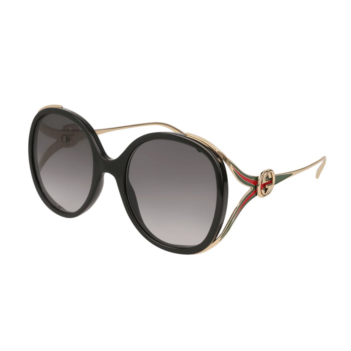 Lente Solar Gucci modelo GG0226S-001 color negro inyectado
