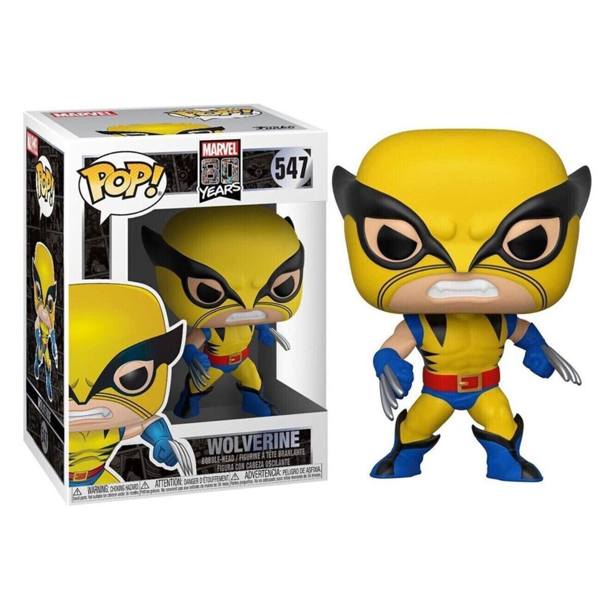 Funko Pop Marvel: Marvel 80 Wolverine Primera Aparición