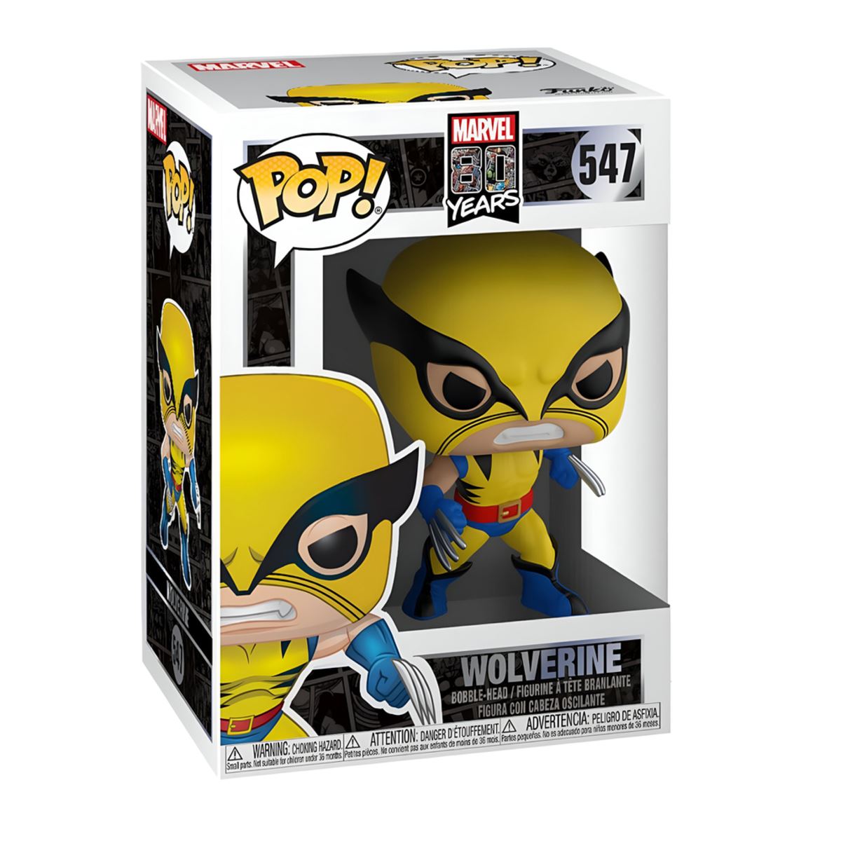 Funko Pop Marvel: Marvel 80 Wolverine Primera Aparición