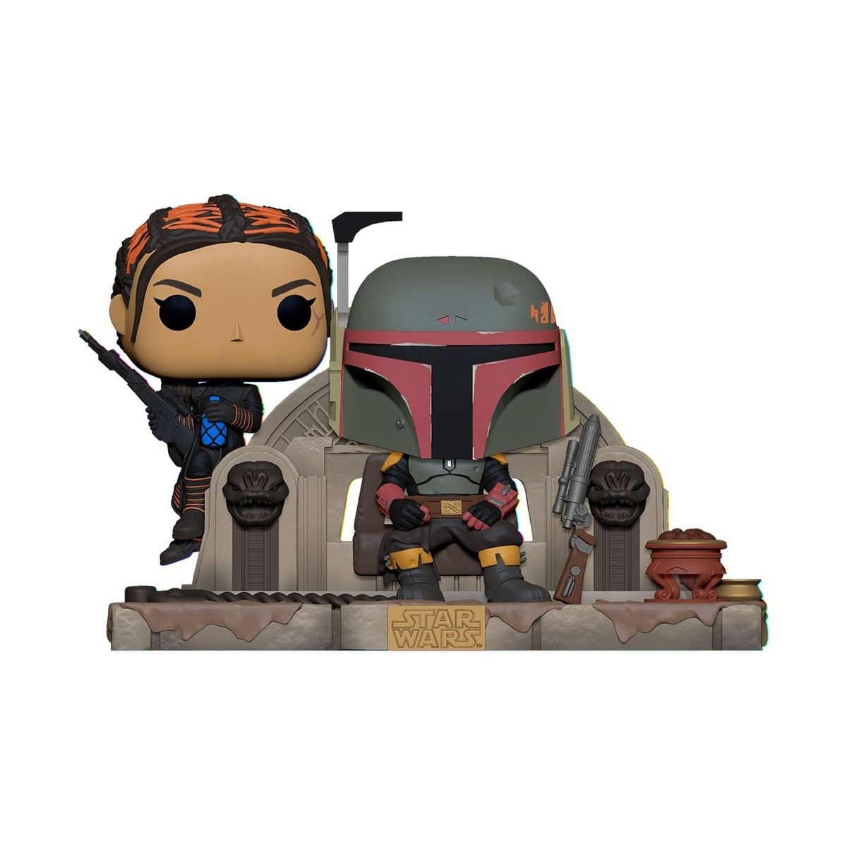 POP Moment Star Wars: Mandalorian- Boba Fett & Fennec Shand