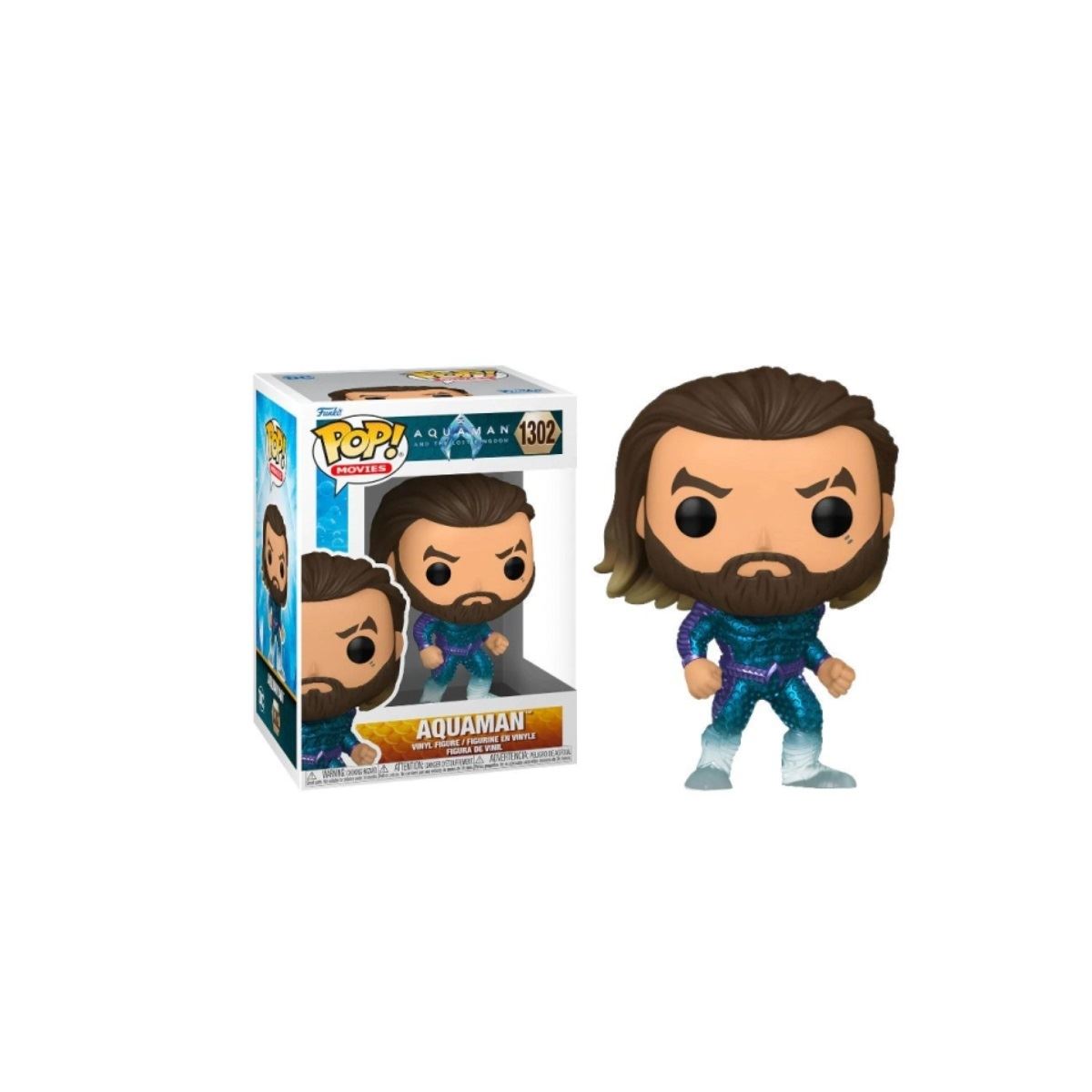 Funko Pop Movies DC Aquaman y El Reino Perdido Aquaman Traje Sigilo
