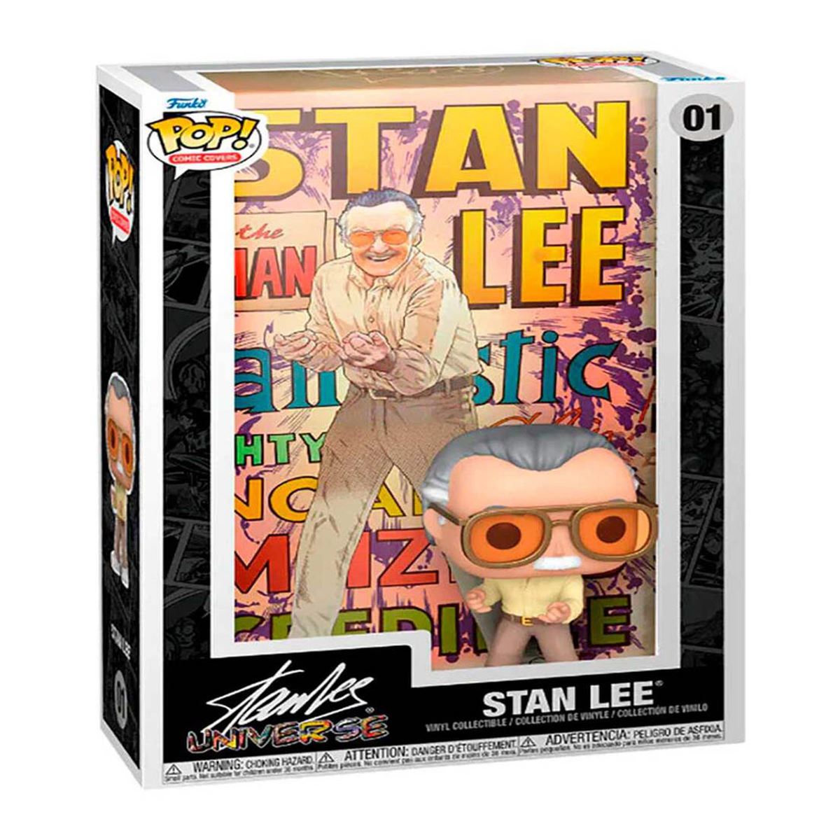 Pop Comic Cover Stan Lee