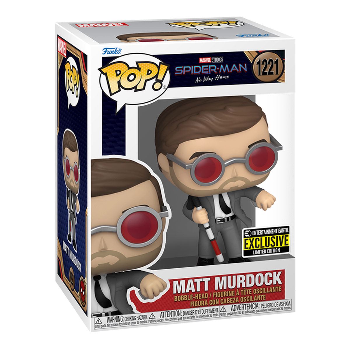 Funko POP Marvel: SM: NWH- Matt Murdock w/brick (Edición Especial Funko)